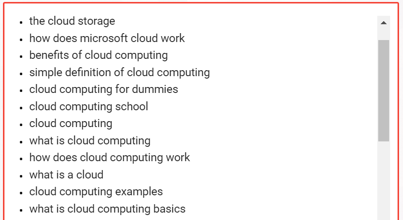 LSI keywords examples